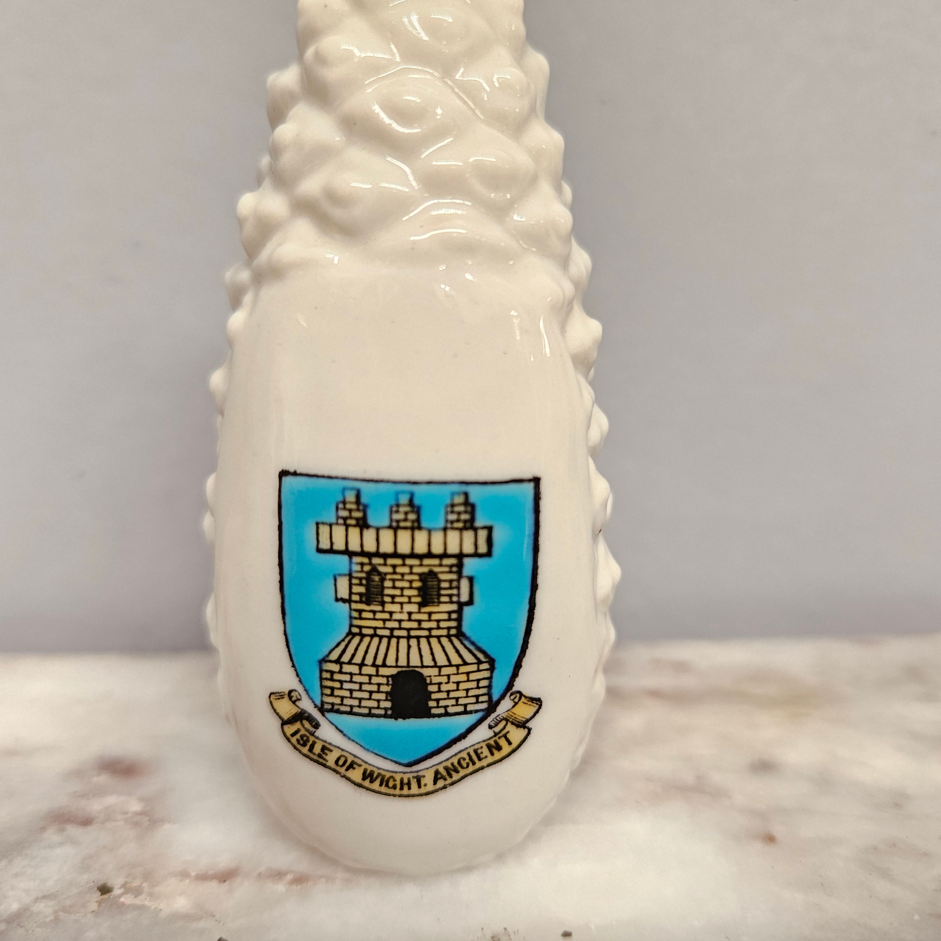 W.H.Goss Crested China Pinecone