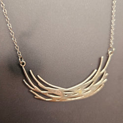 Sterling Silver Sculptural Organic Design Necklace | Antique & Vintage | Moonee Ponds Antiques | Australia Wide Delivery