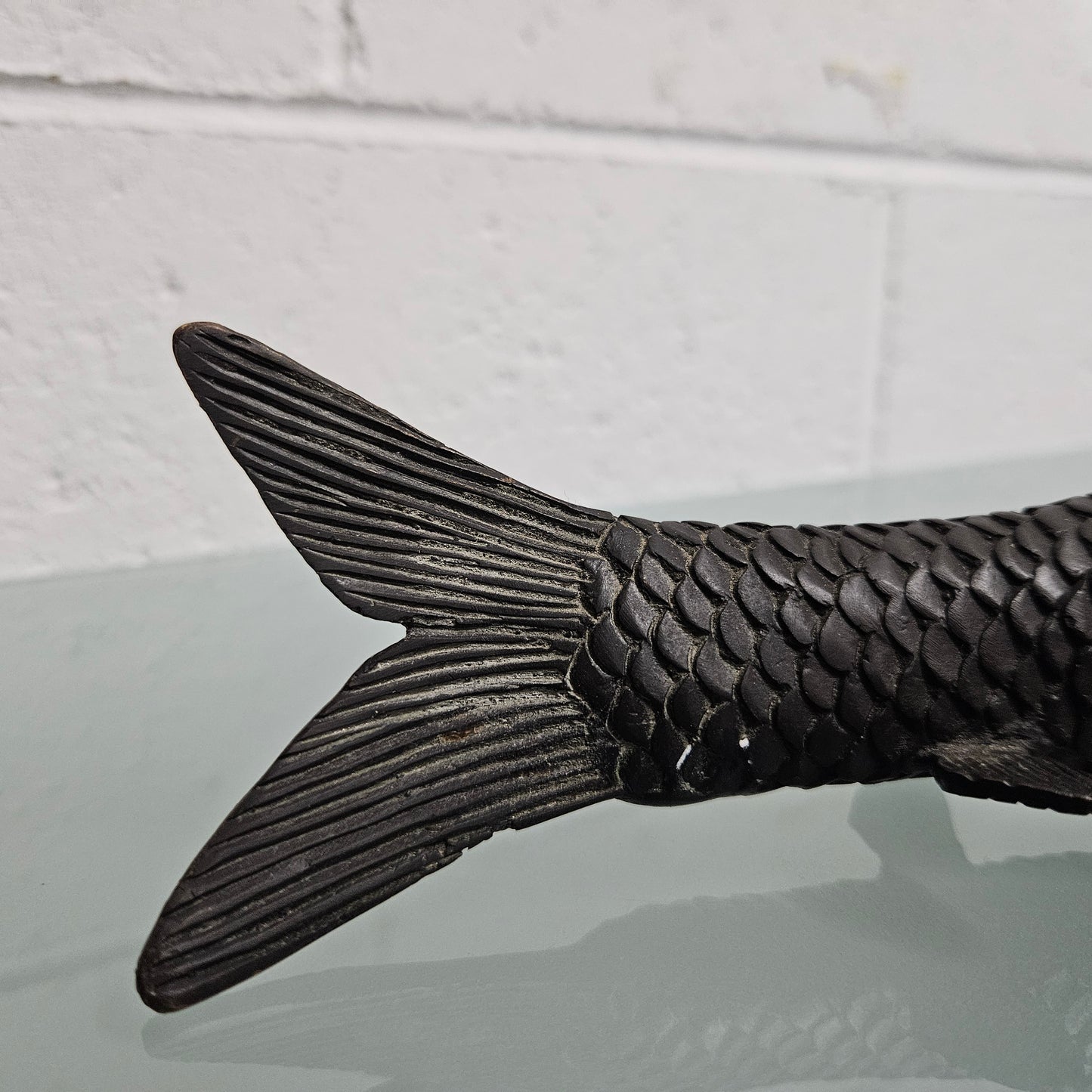 Vintage Bronze Koi Fish