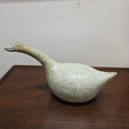 Vintage Art Pottery Bird Statue