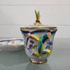 Stunning French Sevres Style Sucrier With Butterfly Lid | Antique & Vintage | Moonee Ponds Antiques | Australia Wide Delivery