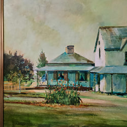 C.R Johnson Framed Oil on Board Painting | Antique & Vintage | Moonee Ponds Antiques | Australia Wide Delivery