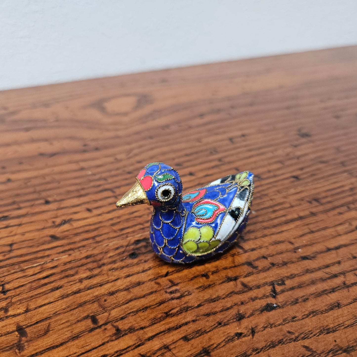 Vintage Cloisonne Duck