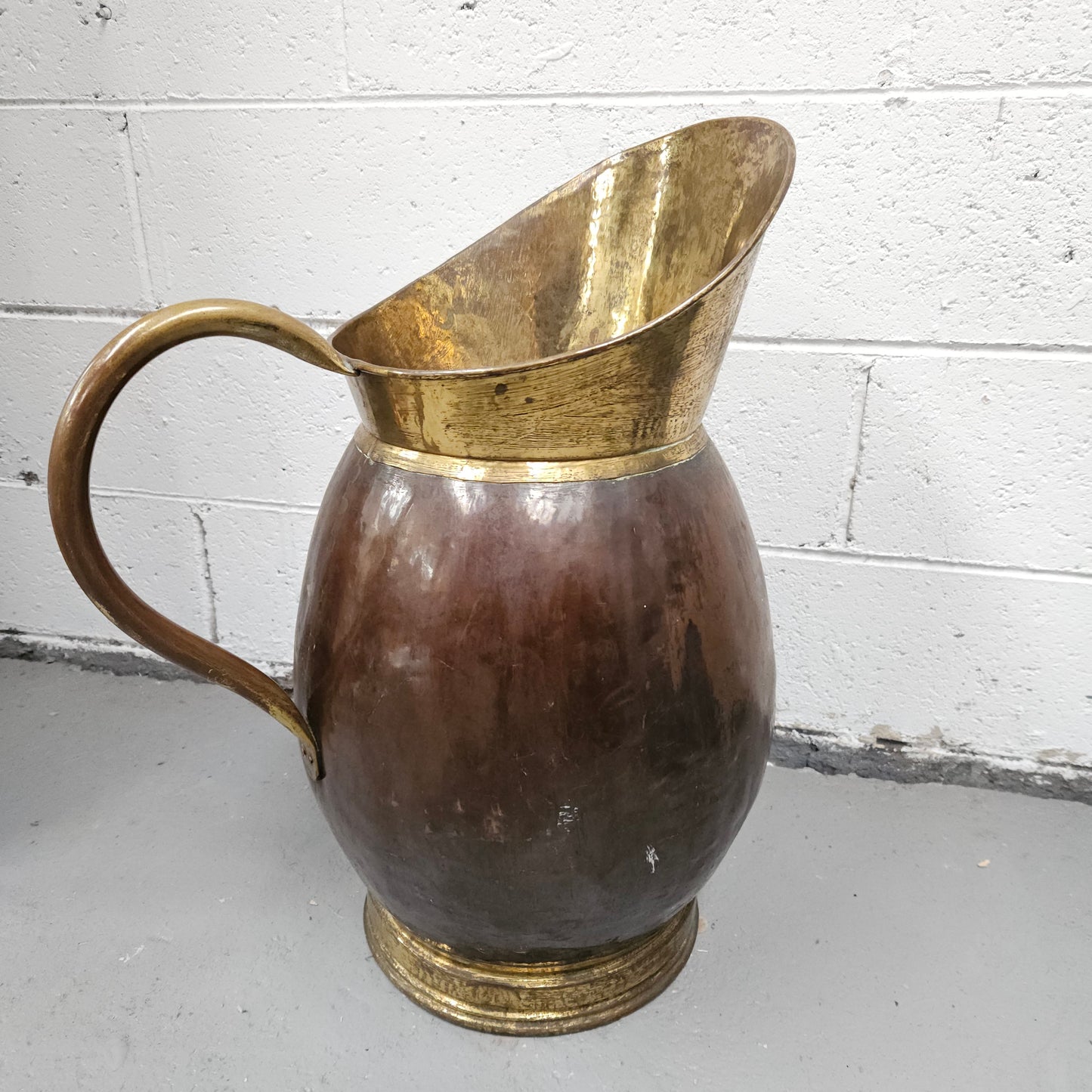 Large French Copper Jug