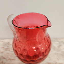 Victorian Cranberry Glass Pitcher Jug | Antique & Vintage | Moonee Ponds Antiques | Australia Wide Delivery
