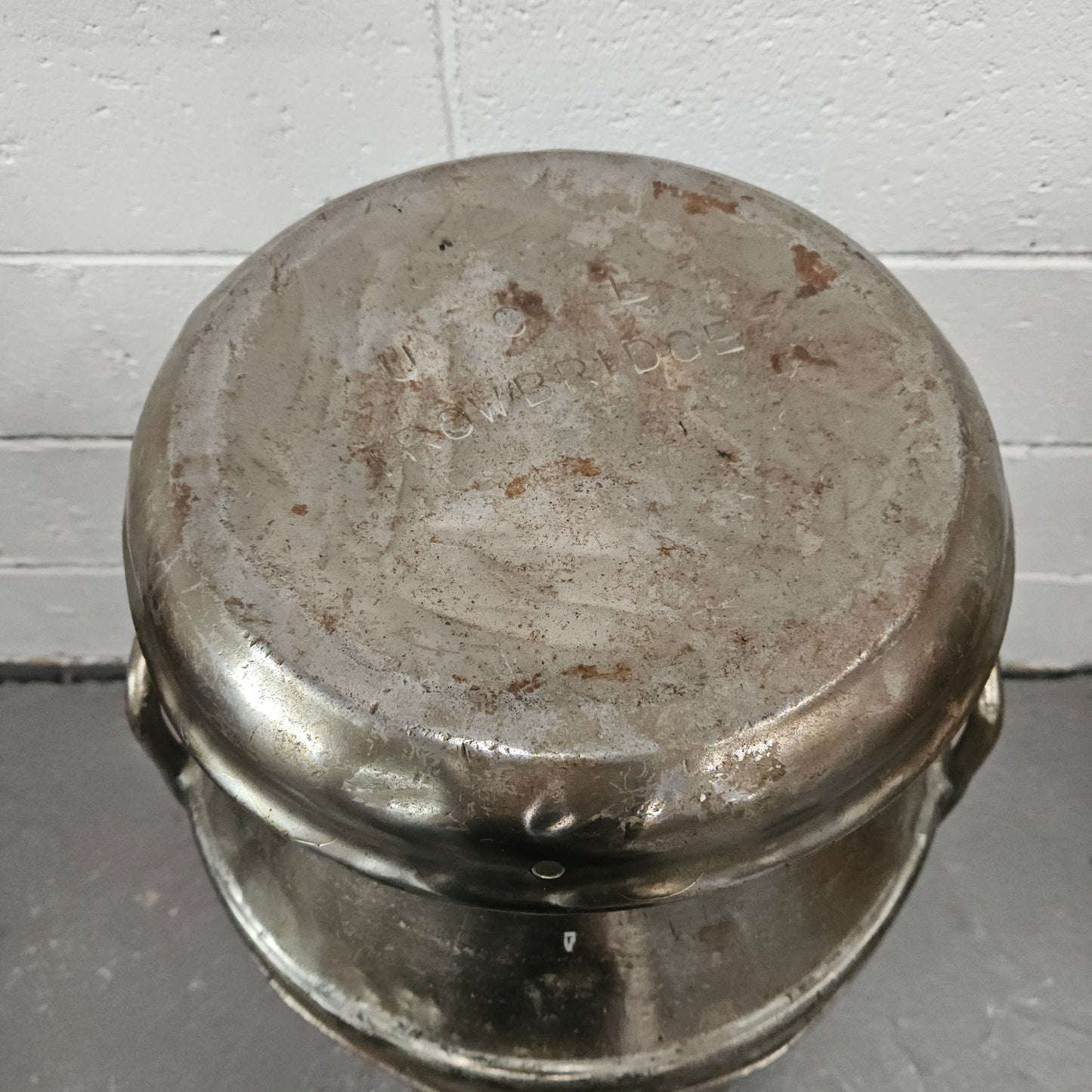 Large Metal Milk Canister/Churn