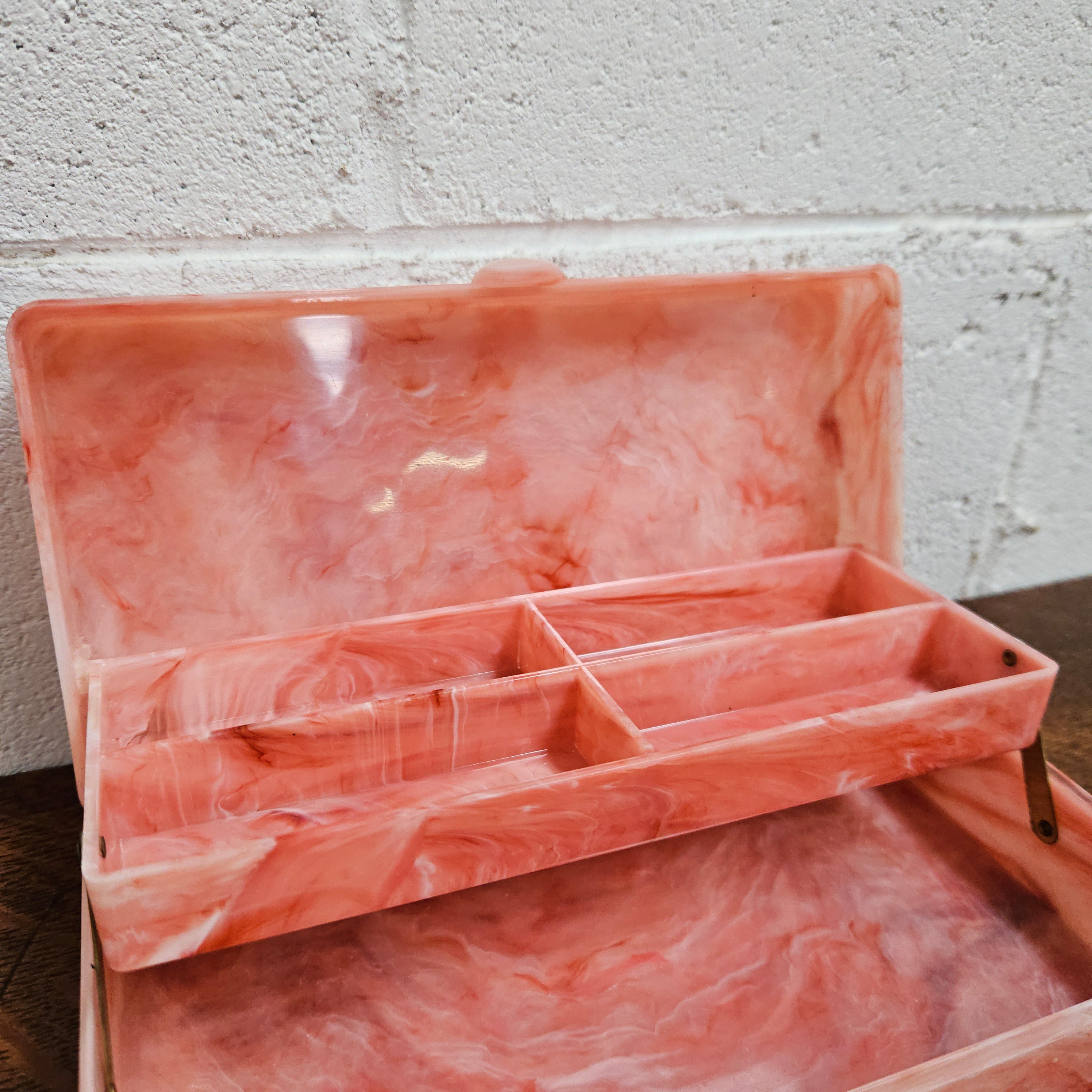 USA Commonwealth Plastic Corps. Jewellery Box | Antique & Vintage | Moonee Ponds Antiques | Australia Wide Delivery