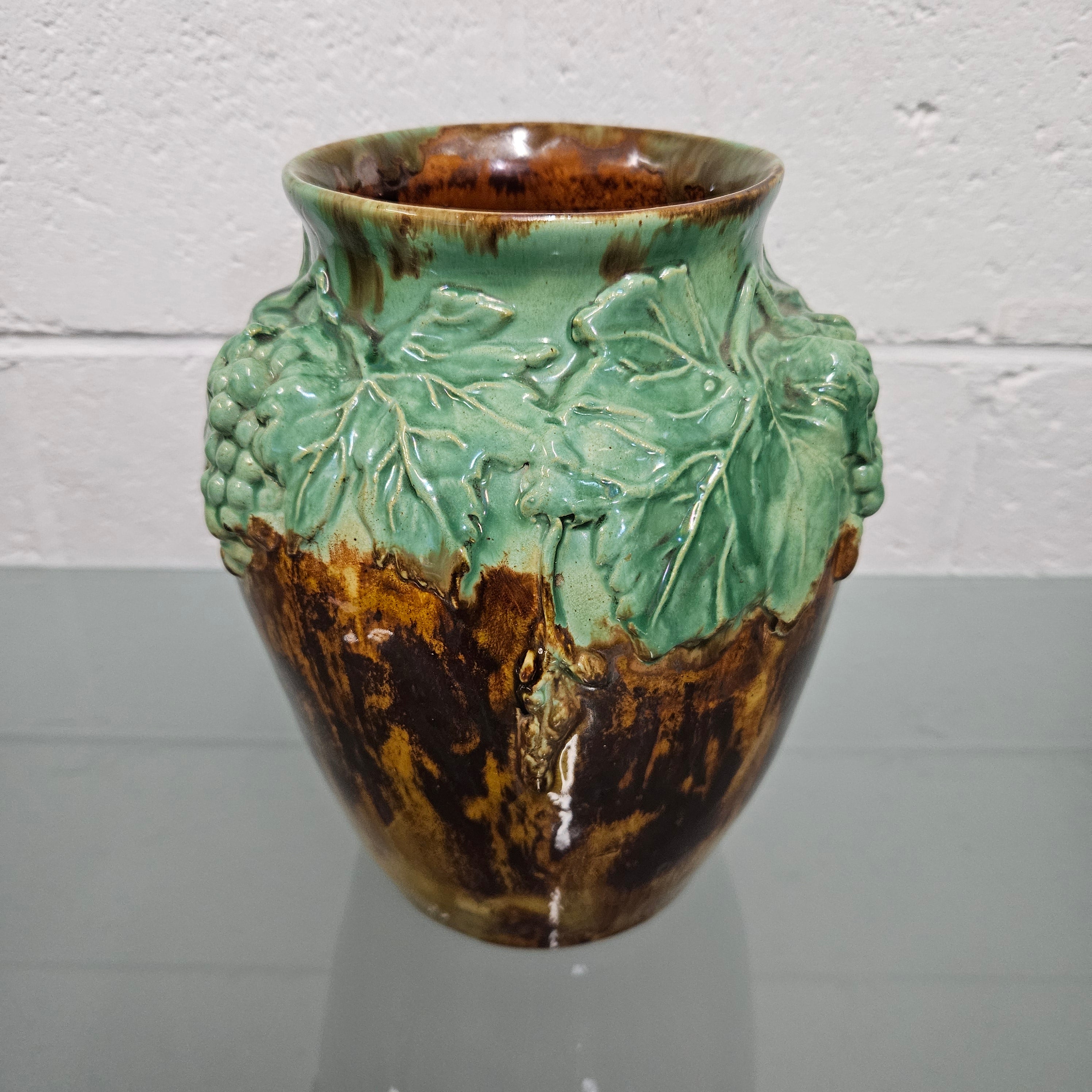 Large signed "Una Deerbon" Australian Pottery Vase | Antique & Vintage | Moonee Ponds Antiques | Australia Wide Delivery