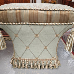 Mid Century Upholstered Ottoman