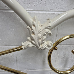 Antique Queen Size Cast Iron Bed Head