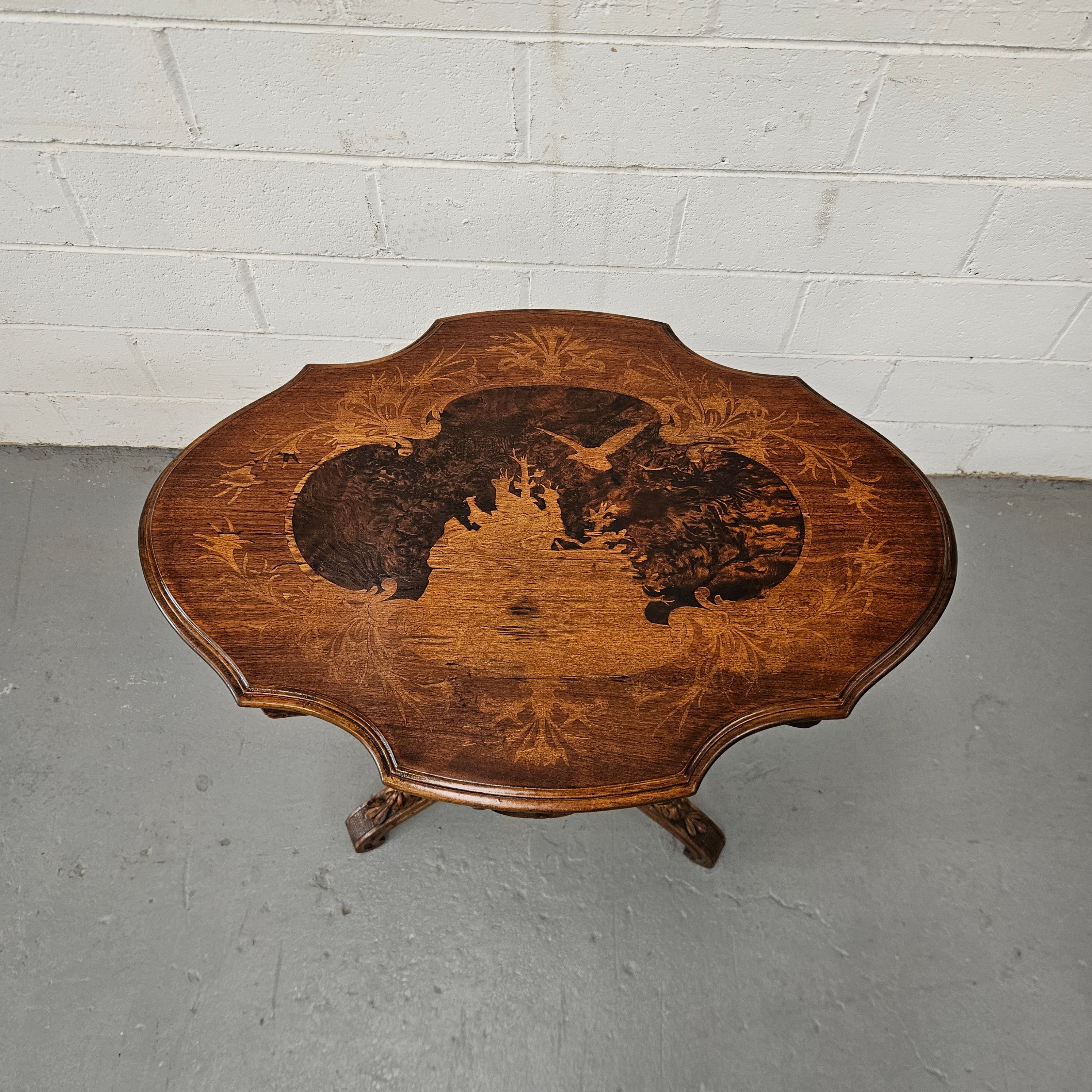Antique Victorian Inlaid Tilt Top Occasional Table | Antique & Vintage | Moonee Ponds Antiques | Australia Wide
