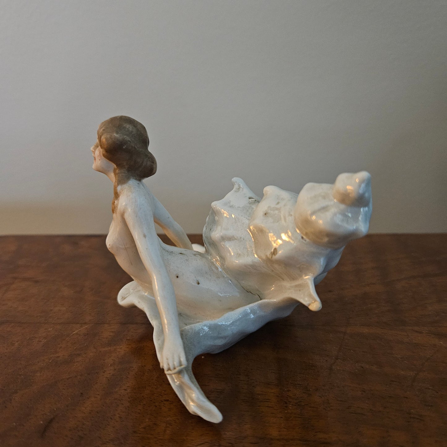 Vintage Ceramic Mermaid Ornament