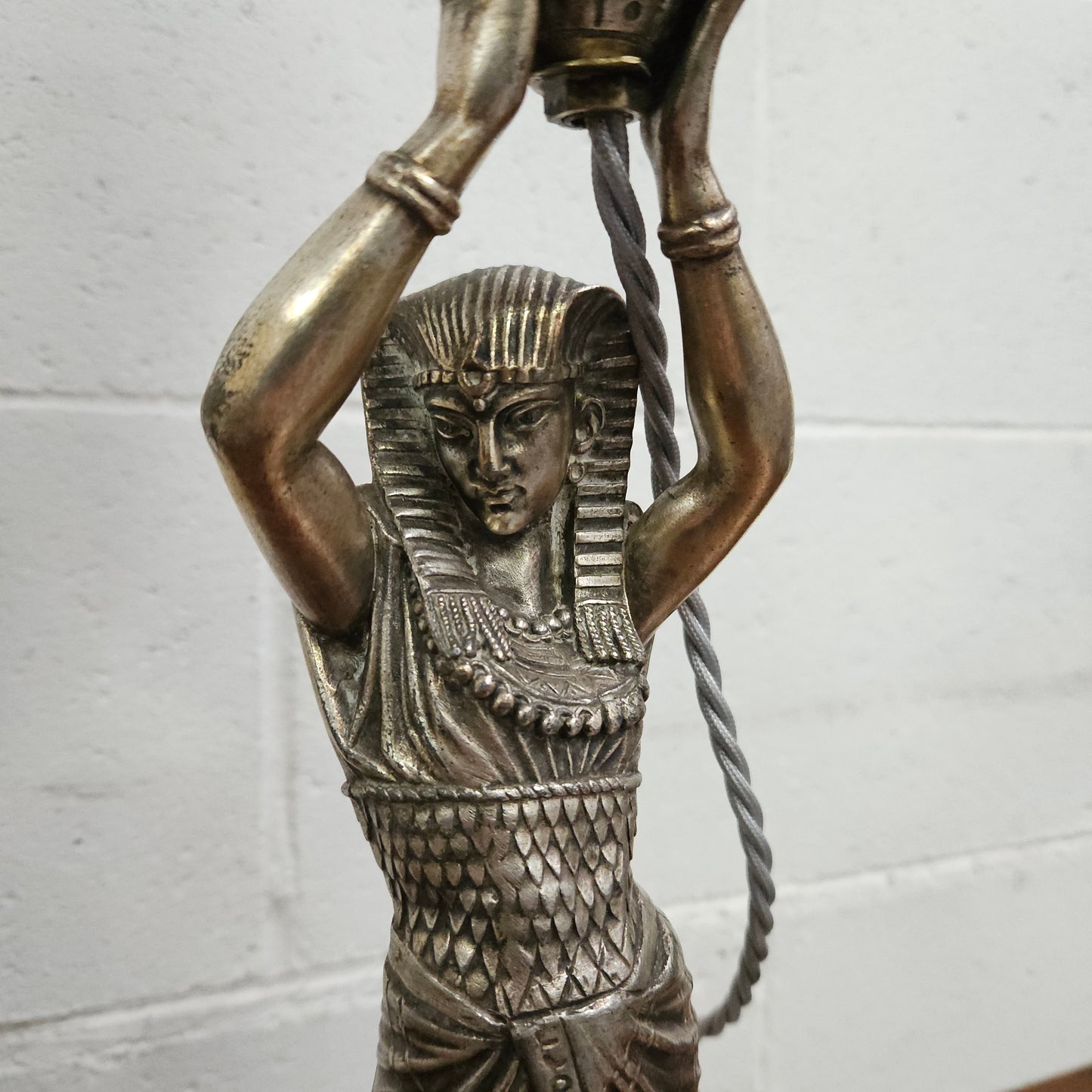 Rare Art Deco Egyptian Revival Lamp