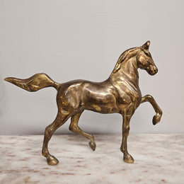 Vintage Bronze Prancing Horse