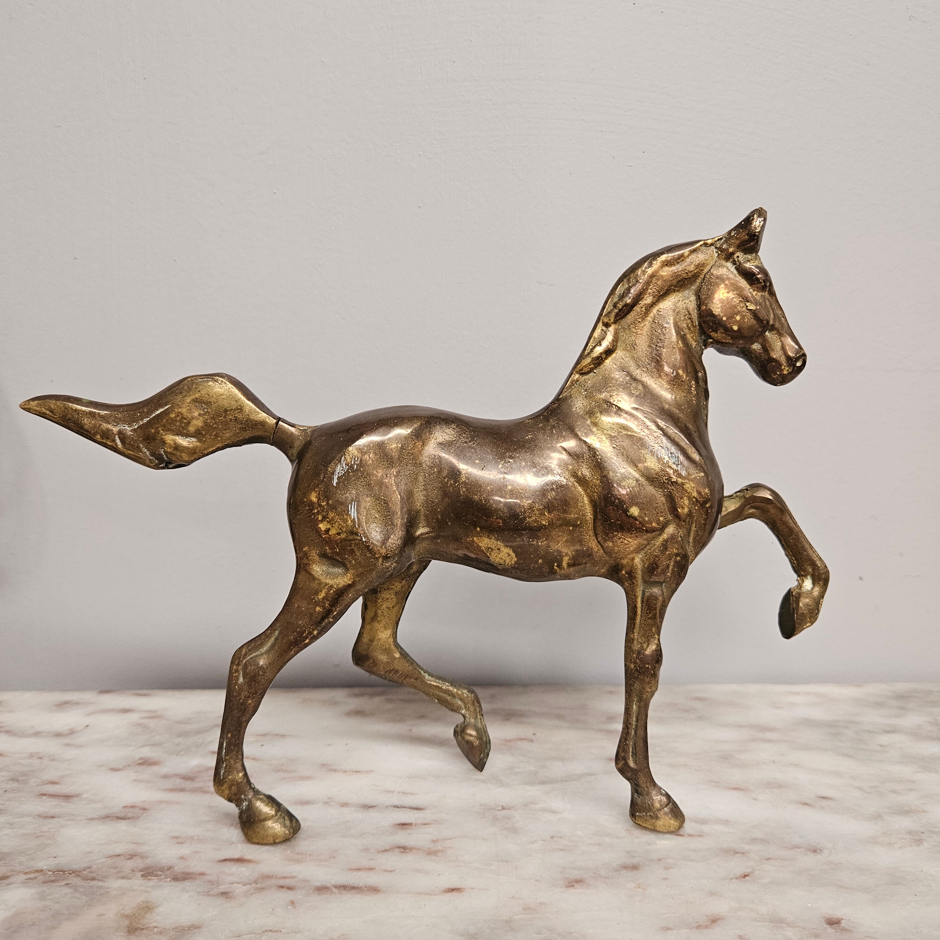Vintage Bronze Prancing Horse | Antique & Vintage | Moonee Ponds Antiques | Australia Wide Delivery