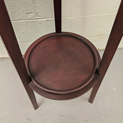 Vintage Mahogany Two Tier Planter Stand | Antique & Vintage | Moonee Ponds Antiques | Australia Wide Delivery