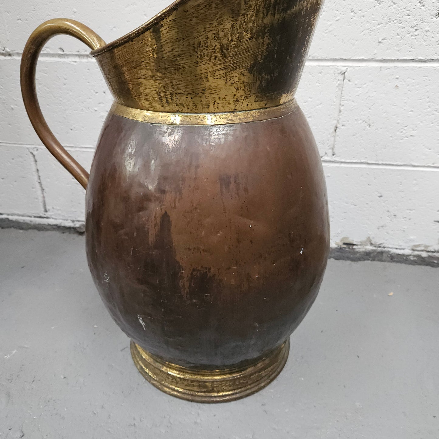 Large French Copper Jug