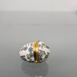 Bilston Enamel Forget Me Not Pill Box | Antique & Vintage | Moonee Ponds Antiques | Australia Wide Delivery