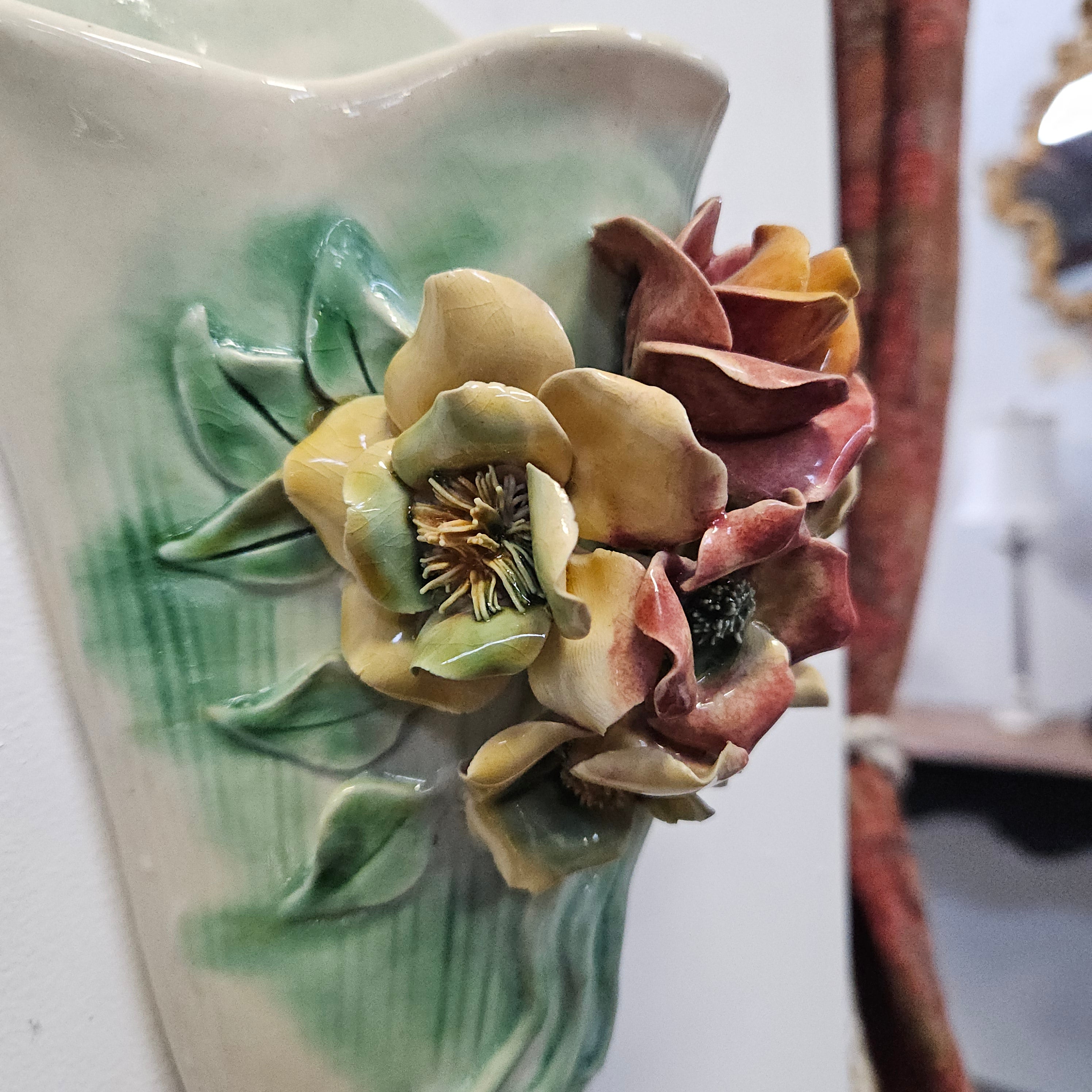 Attractive Vintage Australian Wall Pocket Vase | Antique & Vintage | Moonee Ponds Antiques | Australia Wide