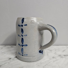 Antique Hand Decorated German Beer Stein