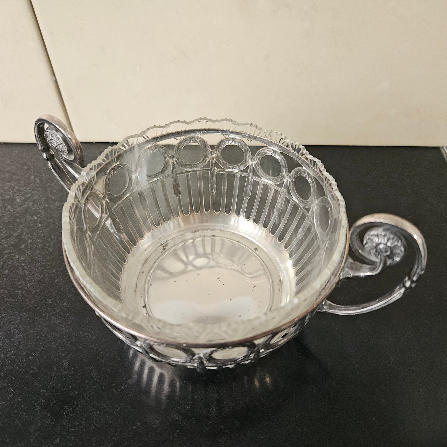 WMF Silver & Glass Lined Bowl