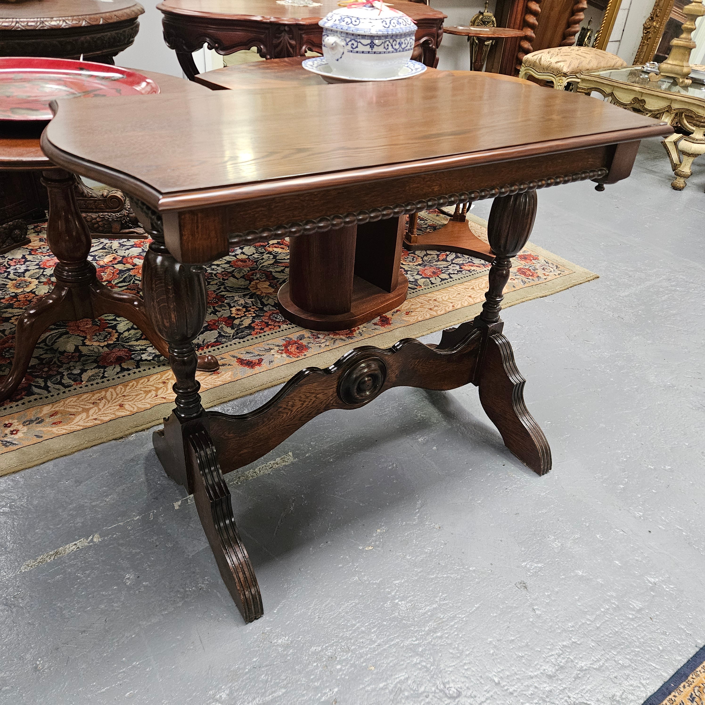 Tudor Style Oak Occasional Table | Antique & Vintage | Moonee Ponds Antiques | Australia Wide