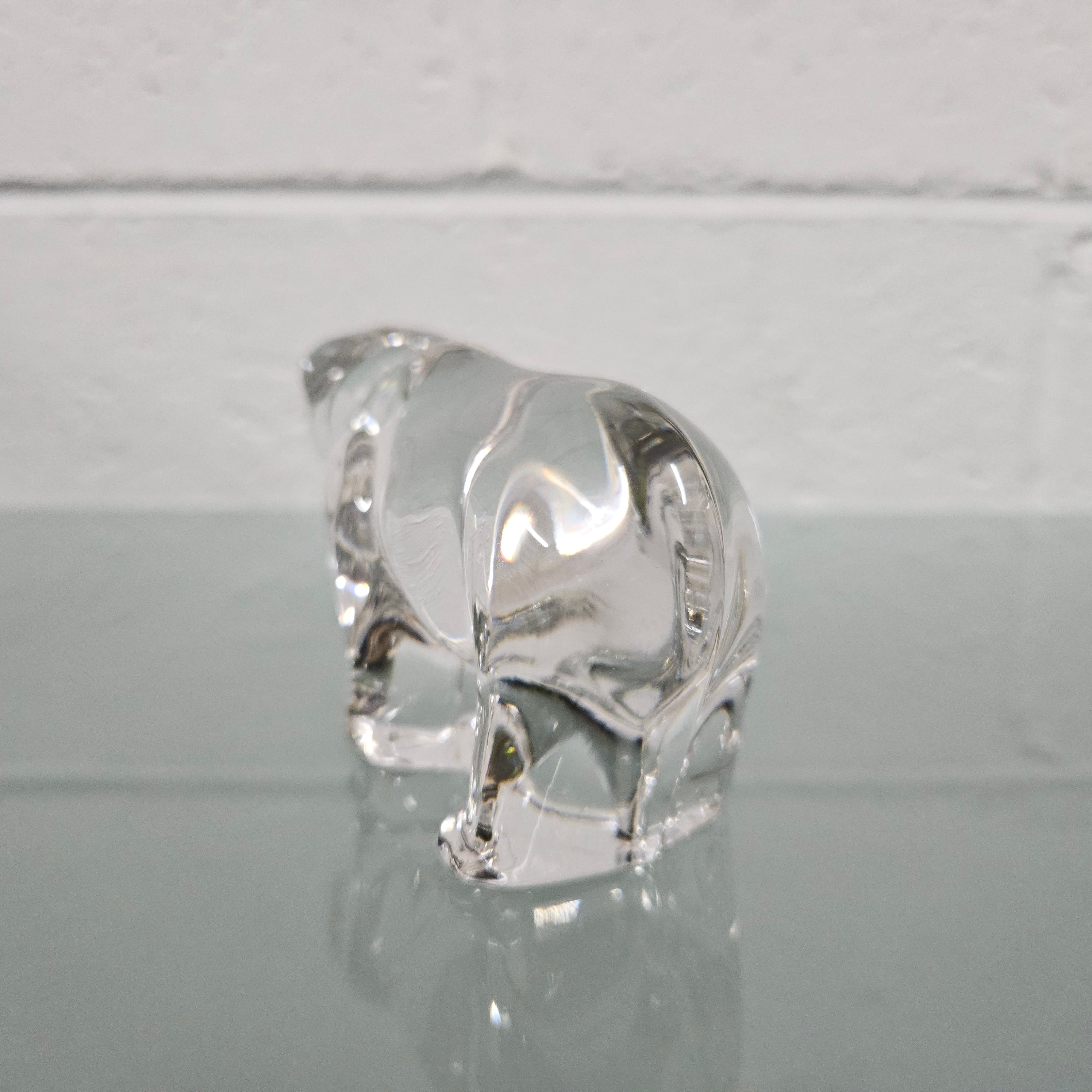Vileroy & Boch Crystal Bear Paperweight | Antique & Vintage | Moonee Ponds Antiques | Australia Wide Delivery