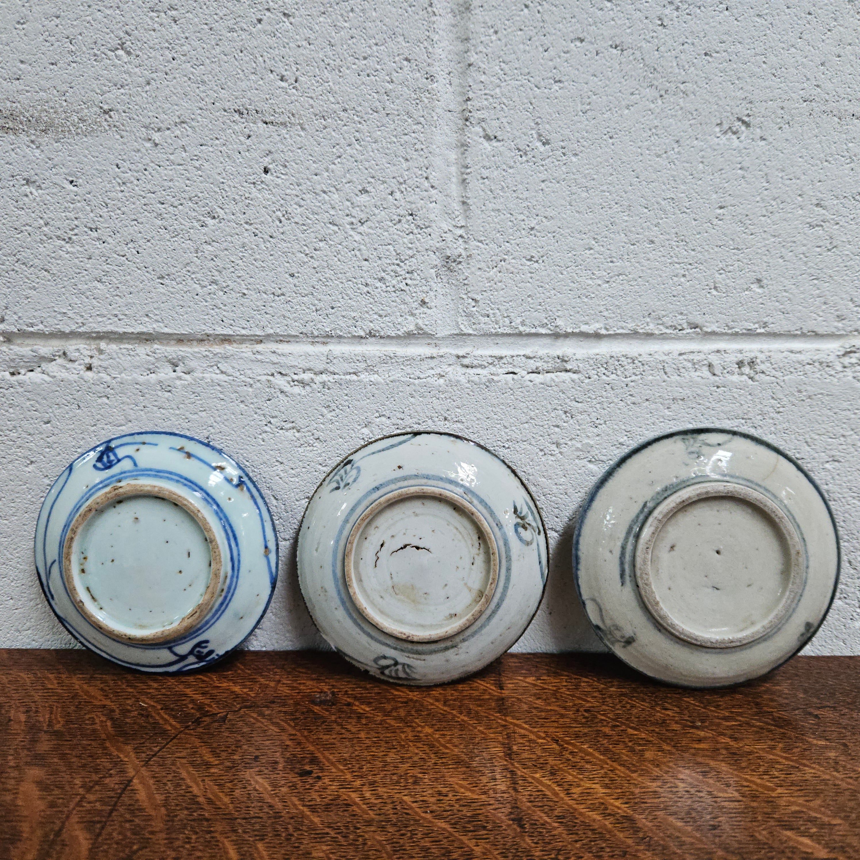 Three Ming Dynasty Dishes A/F | Antique & Vintage | Moonee Ponds Antiques | Australia Wide Delivery