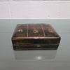 Superb Vintage Gold Embossed Leather Trinket Box | Antique & Vintage | Moonee Ponds Antiques | Australia Wide Delivery