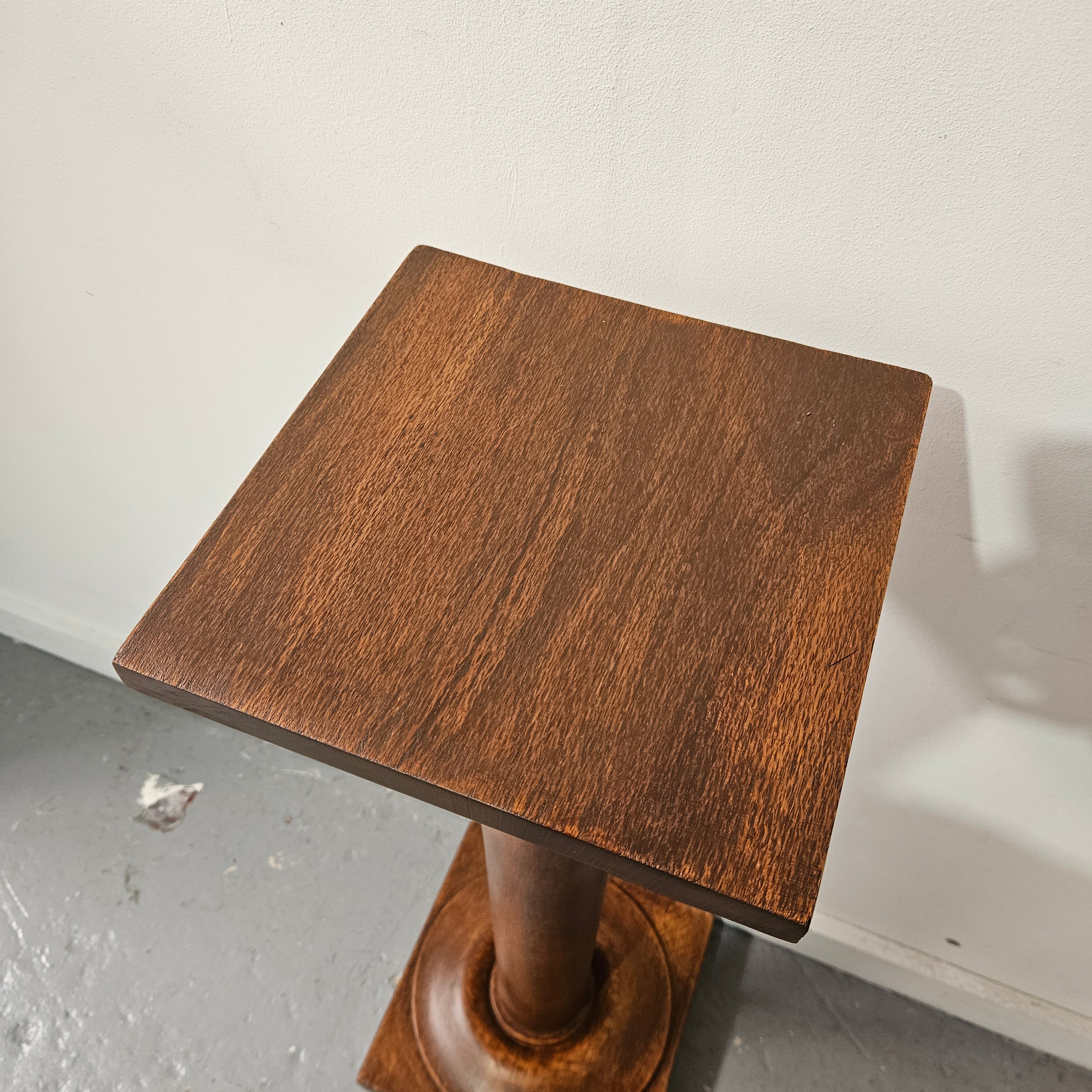 Edwardian Oak Pedestal | Antique & Vintage | Moonee Ponds Antiques | Australia Wide Delivery