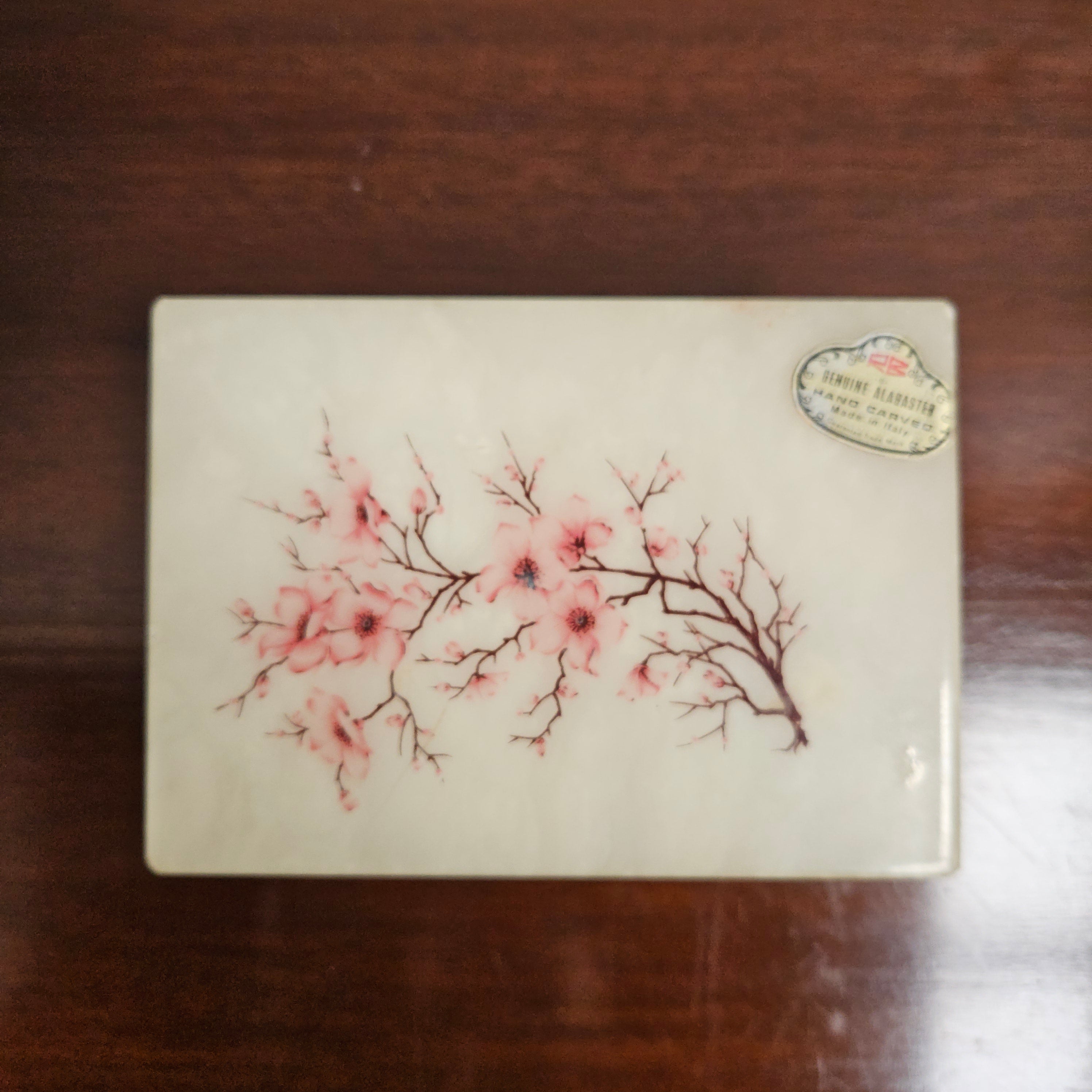 Genuine Alabaster Jewellery Box | Antique & Vintage | Moonee Ponds Antiques | Australia Wide Delivery