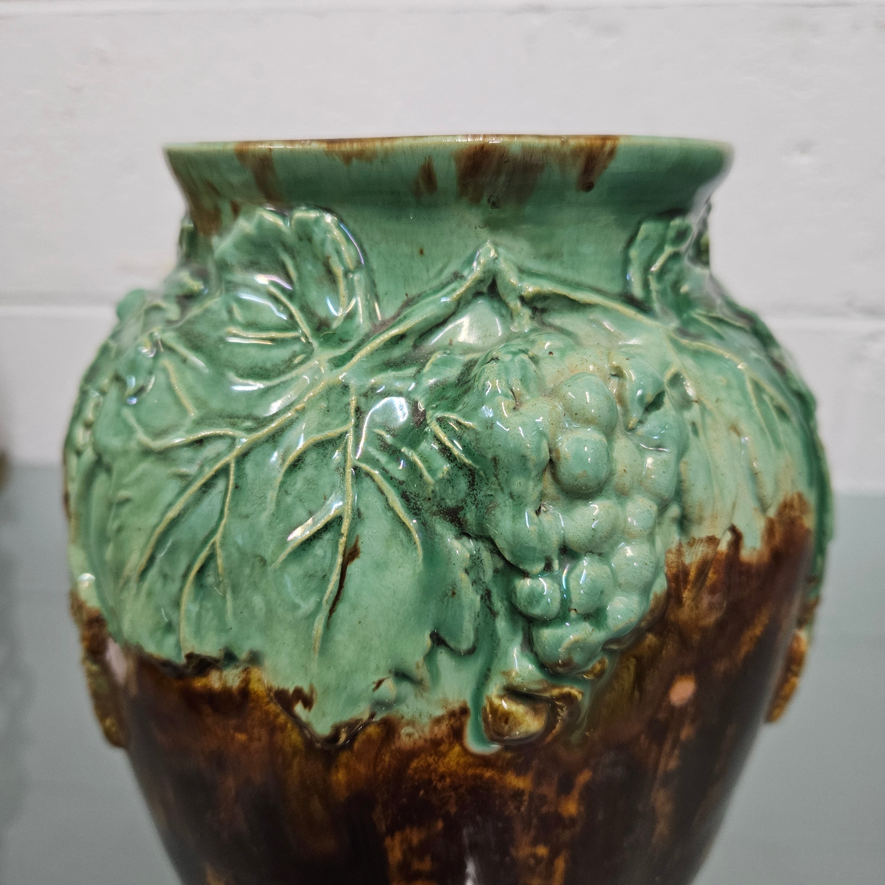 Large signed "Una Deerbon" Australian Pottery Vase | Antique & Vintage | Moonee Ponds Antiques | Australia Wide Delivery