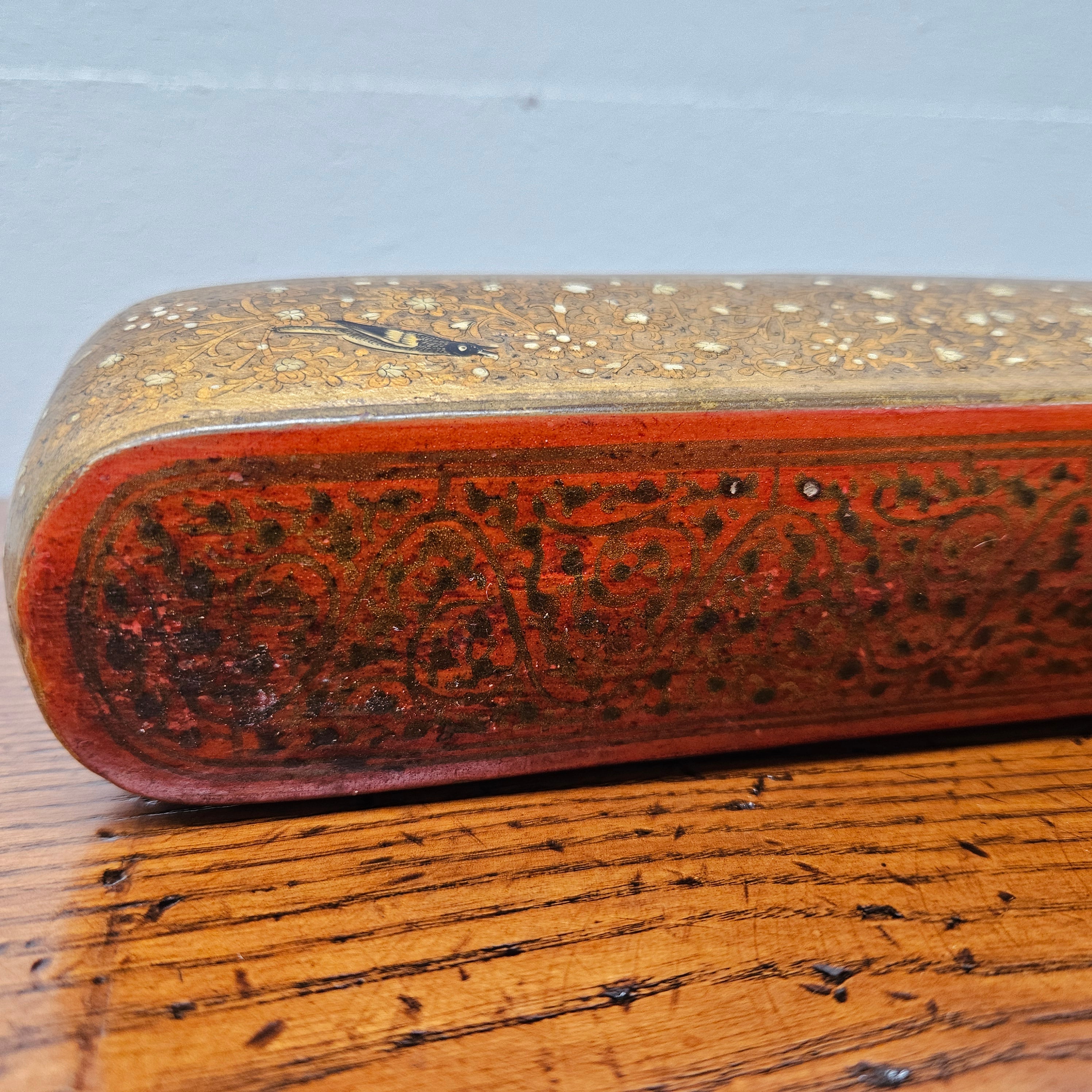 Early 19th Century Kashmiri Papier-Mâché Box | Antique & Vintage | Moonee Ponds Antiques | Australia Wide Delivery