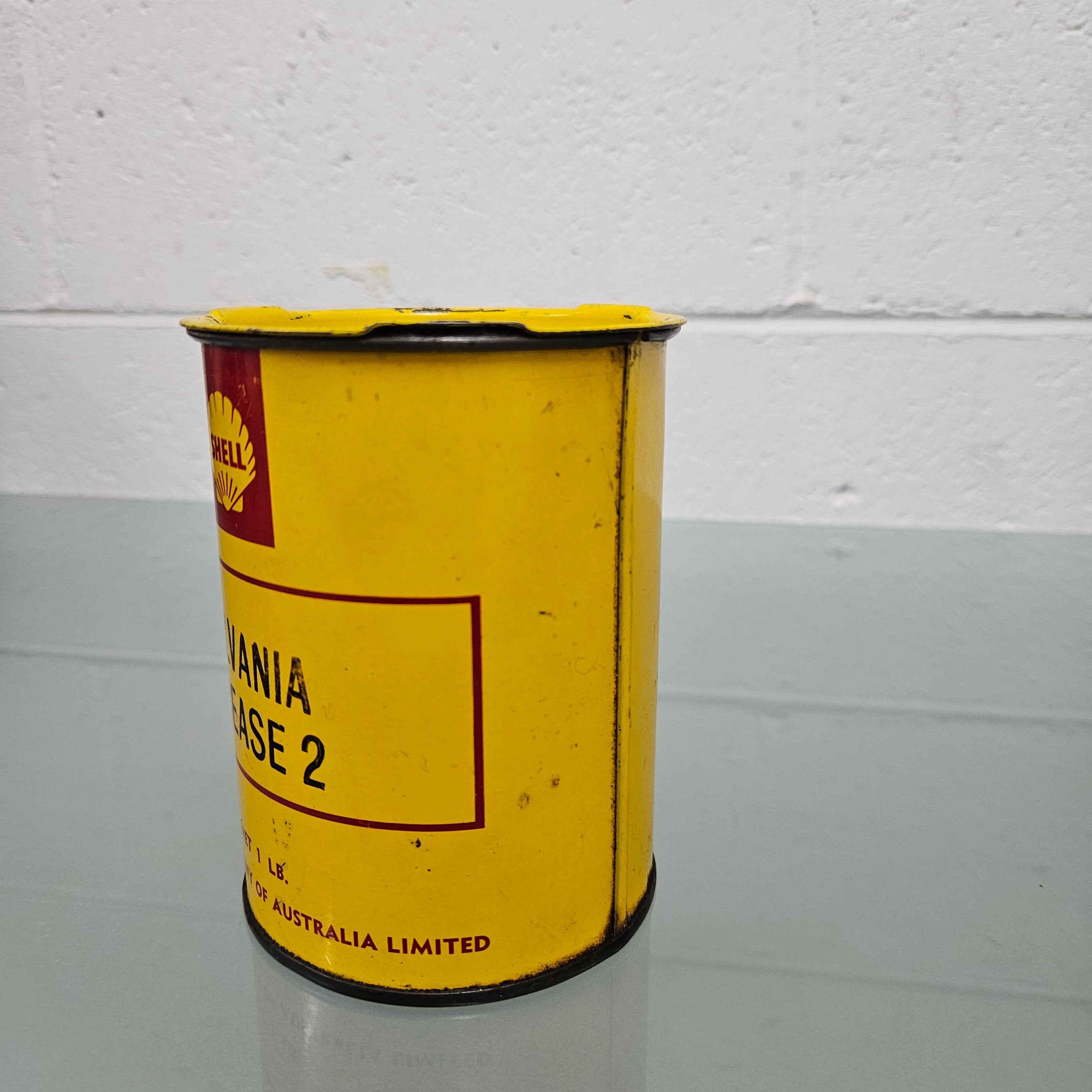 Vintage Rare Shell Alvania Grease 2 Tin | Antique & Vintage | Moonee Ponds Antiques | Australia Wide Delivery