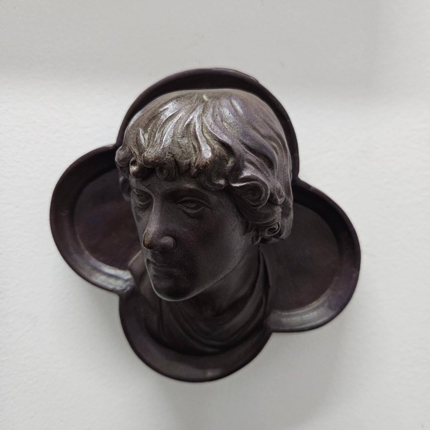 Antique Terracotta Wall Plaque Of Bust