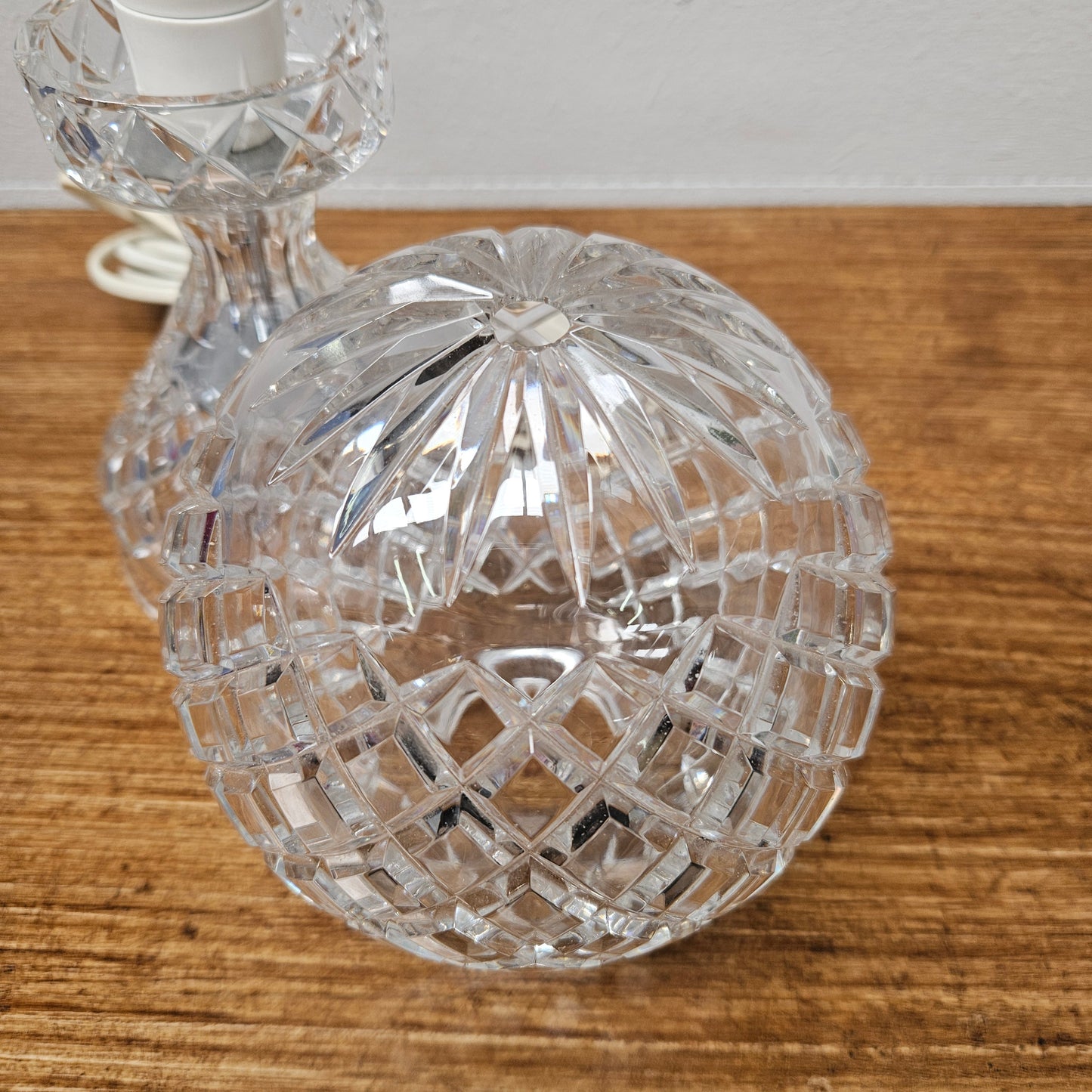 Vintage Crystal Bedroom Lamp