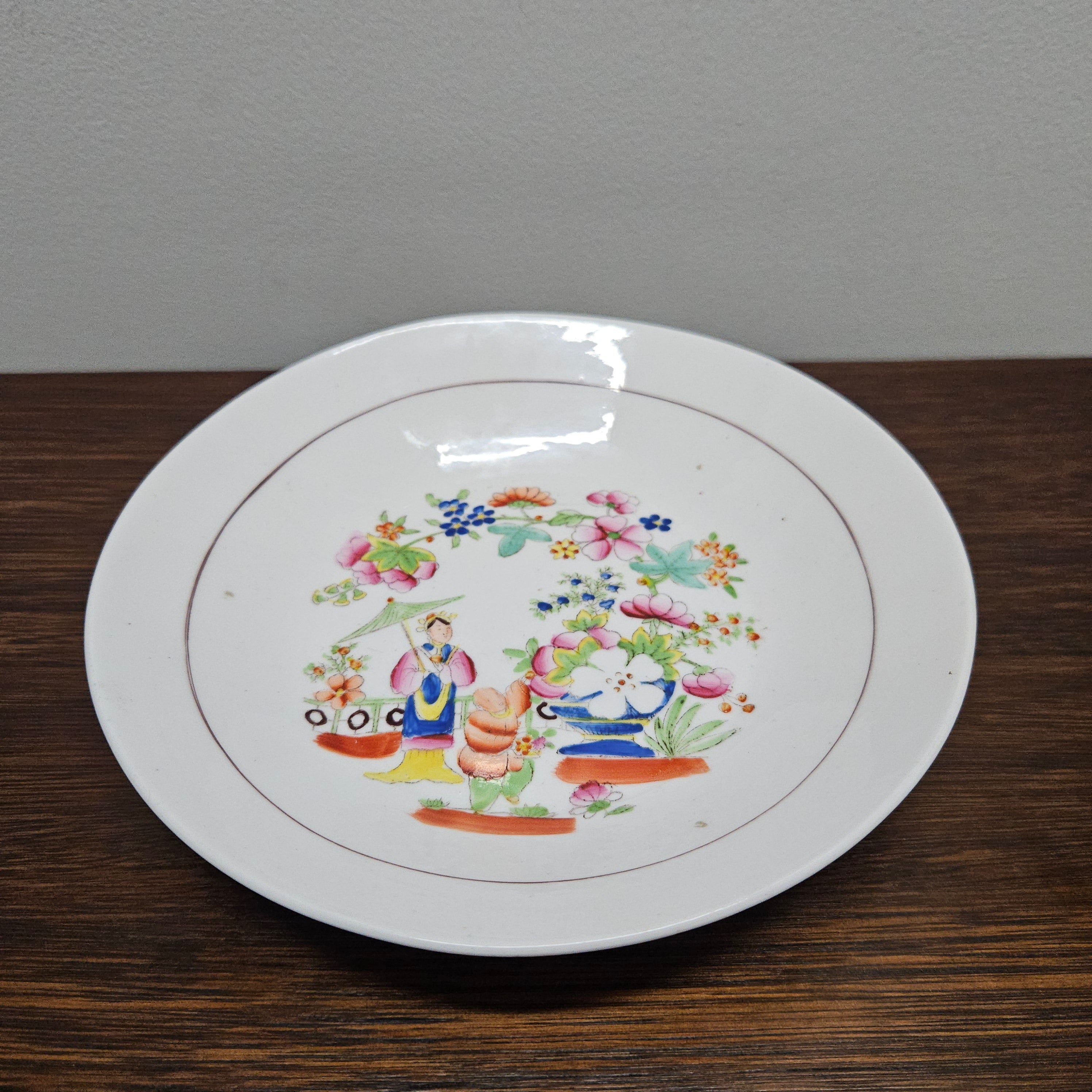 Hildach & Sons Chinoiseries Scene Shallow Bowl | Antique & Vintage | Moonee Ponds Antiques | Australia Wide Delivery