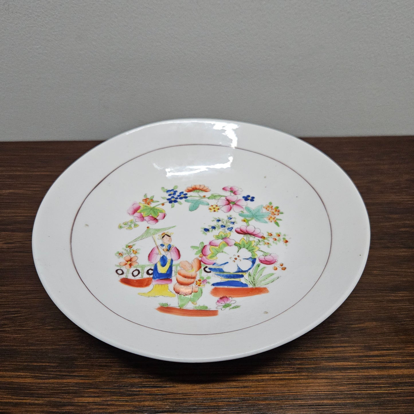 Hildach & Sons Chinoiseries Scene Shallow Bowl