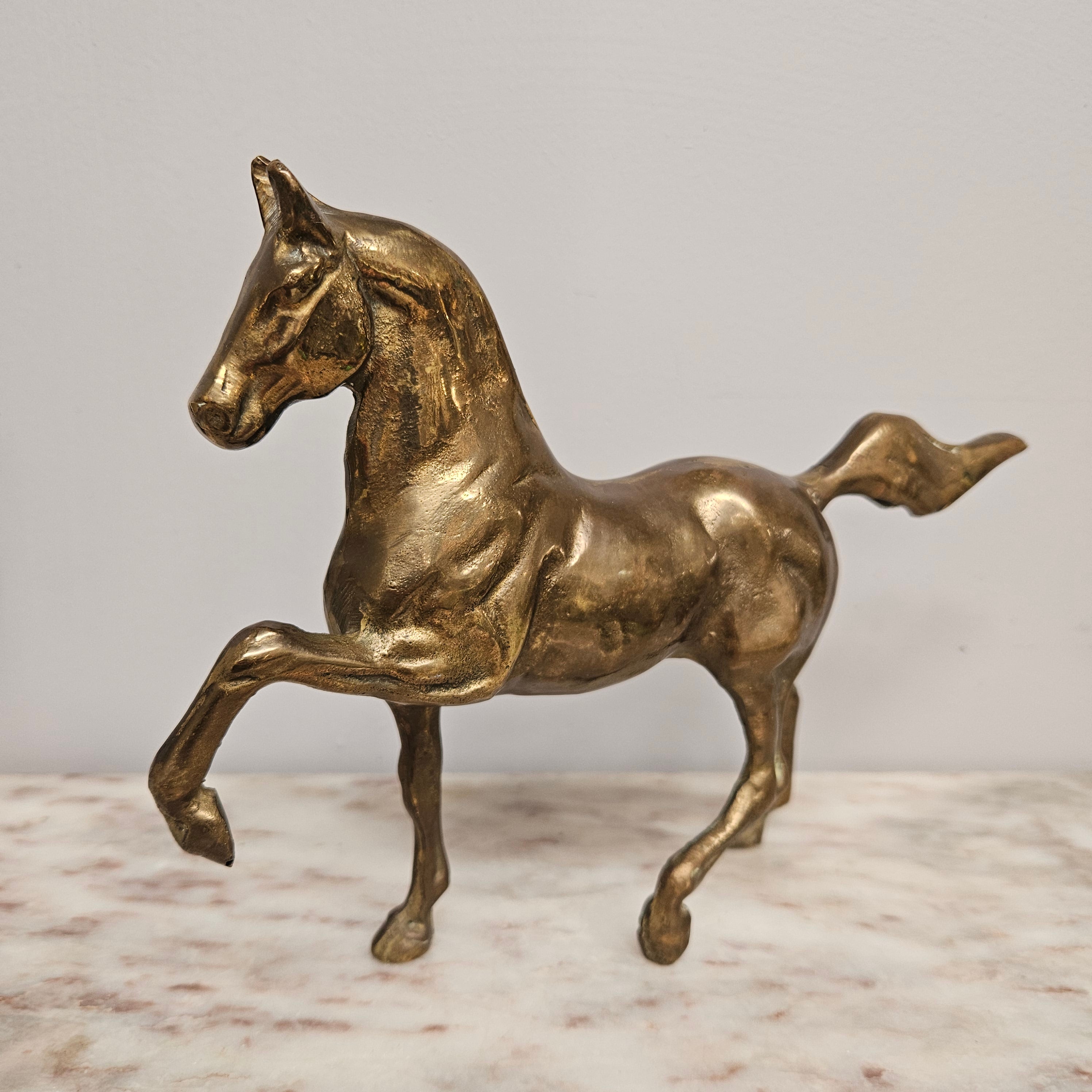 Vintage Bronze Prancing Horse | Antique & Vintage | Moonee Ponds Antiques | Australia Wide Delivery