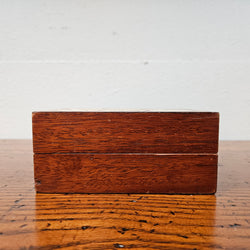 Antique Mahogany & Rosewood & Ivory Inlaid Cribbage Box | Antique & Vintage | Moonee Ponds Antiques | Australia Wide Delivery