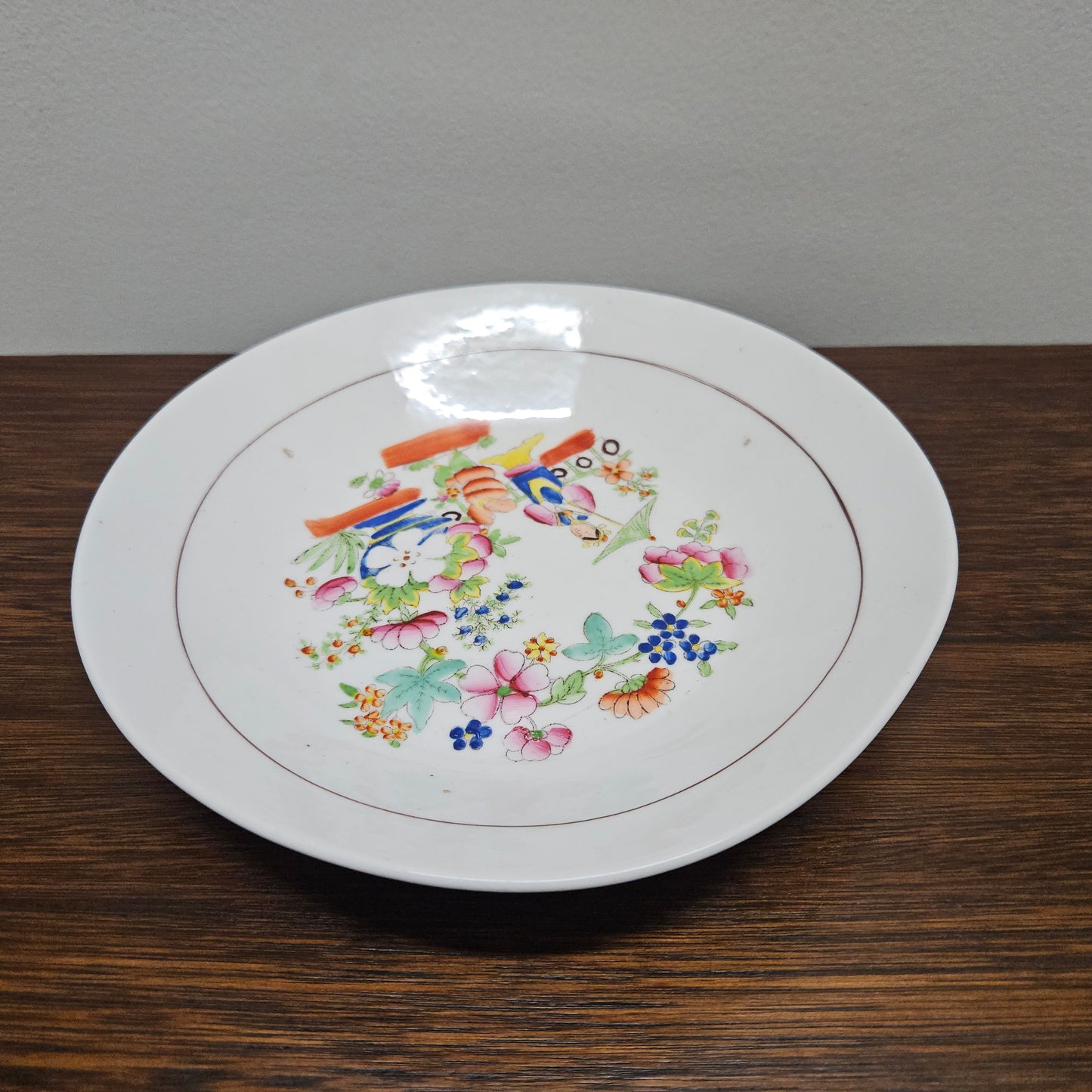 Hildach & Sons Chinoiseries Scene Shallow Bowl