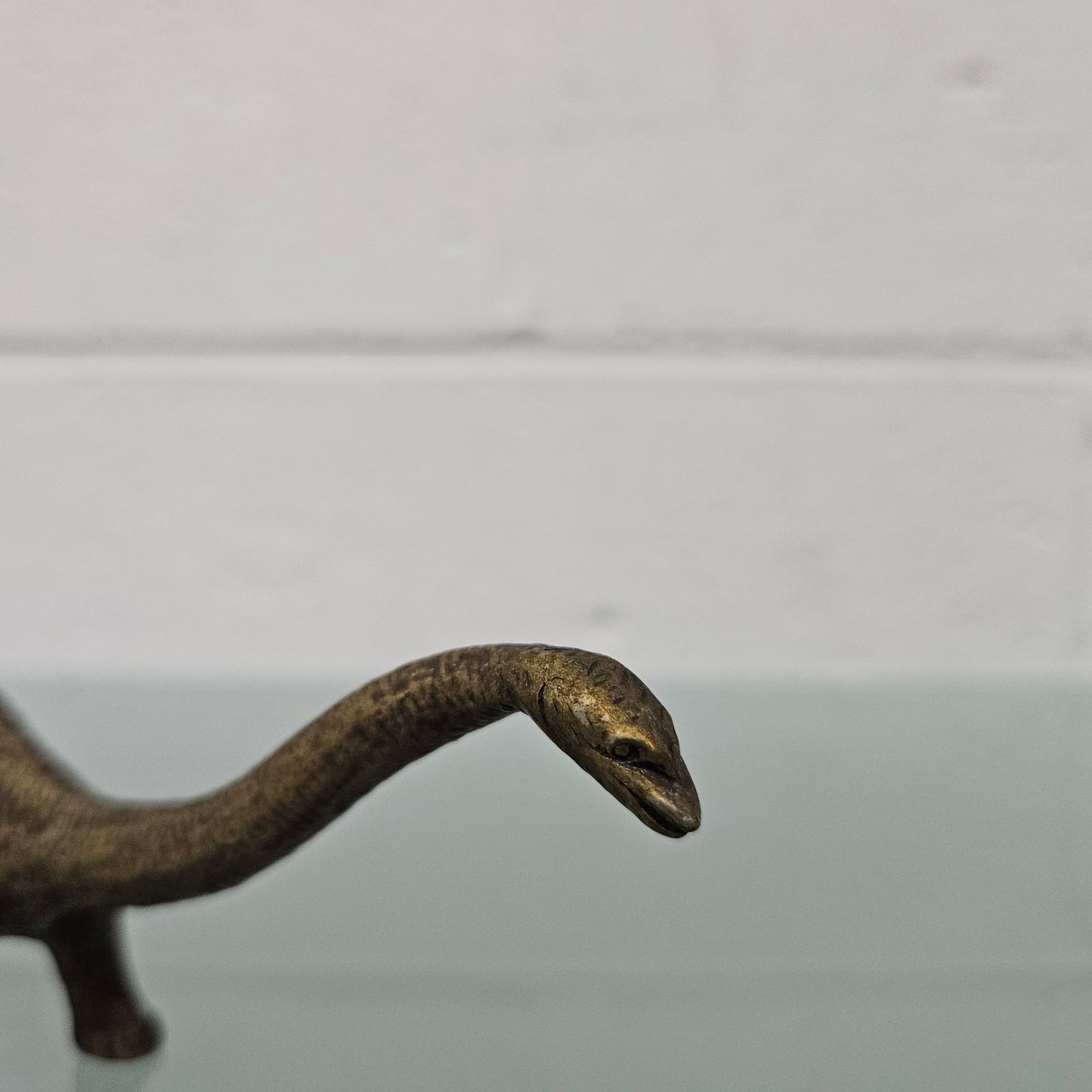 Vintage Bronze Diplodocus Dinosaur