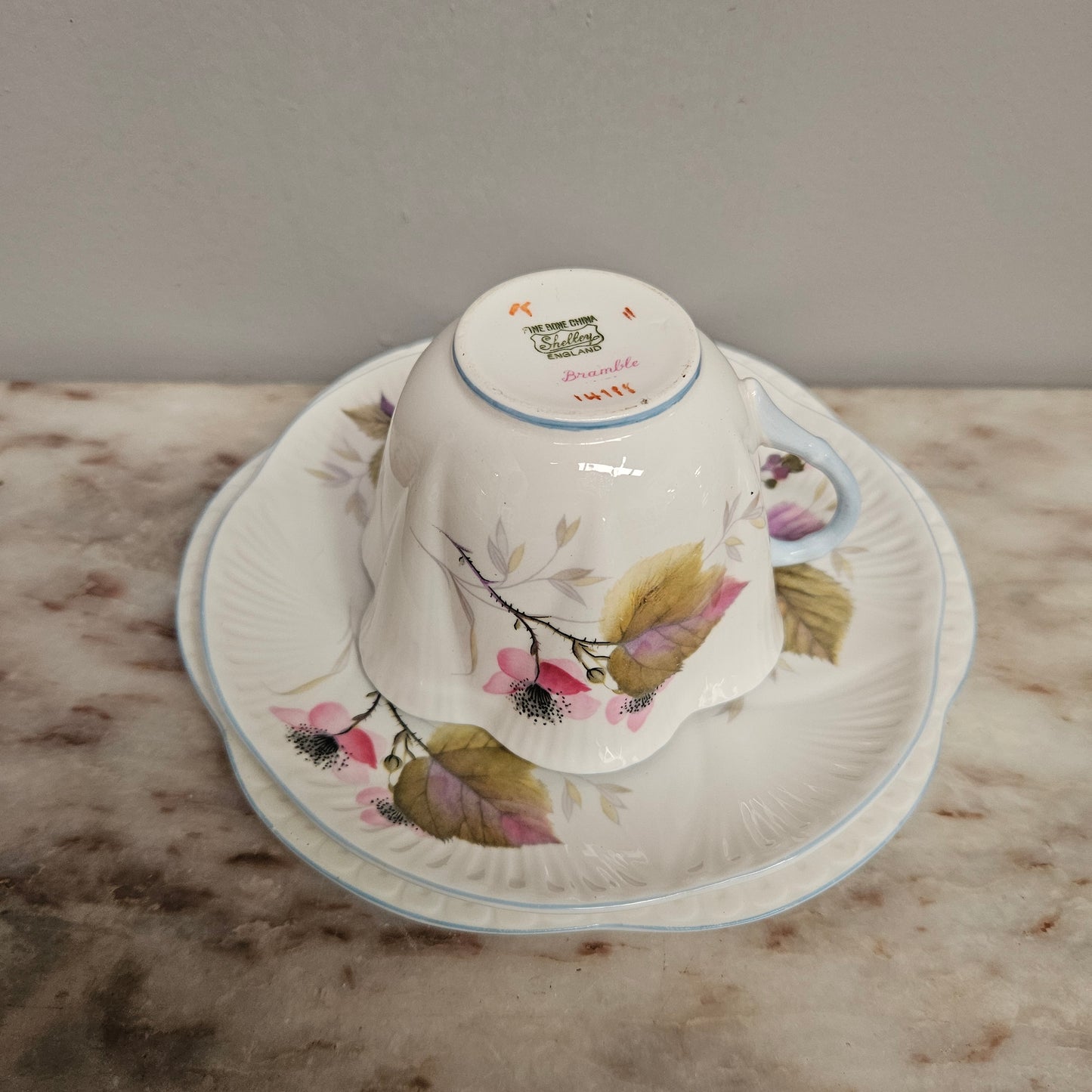 Rare Shelley Bramble Pattern Tea Set