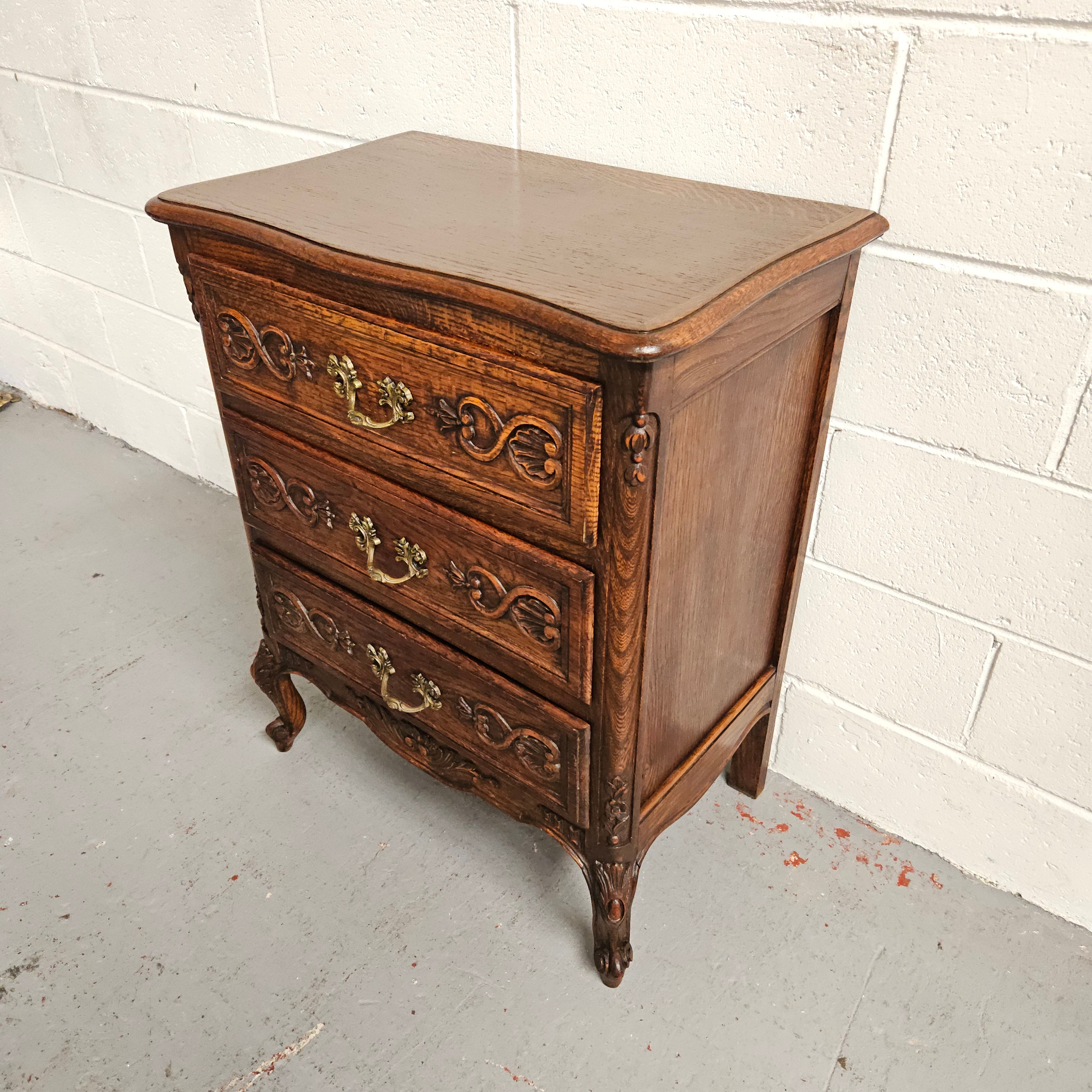 French Oak Louis XV Style Chest Of Drawers | Antique & Vintage | Moonee Ponds Antiques | Australia Wide Delivery