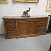 Vintage High Quality Antique Style Elm Sideboard with Stunning Marble Top | Antique & Vintage | Moonee Ponds Antiques | Australia Wide Delivery