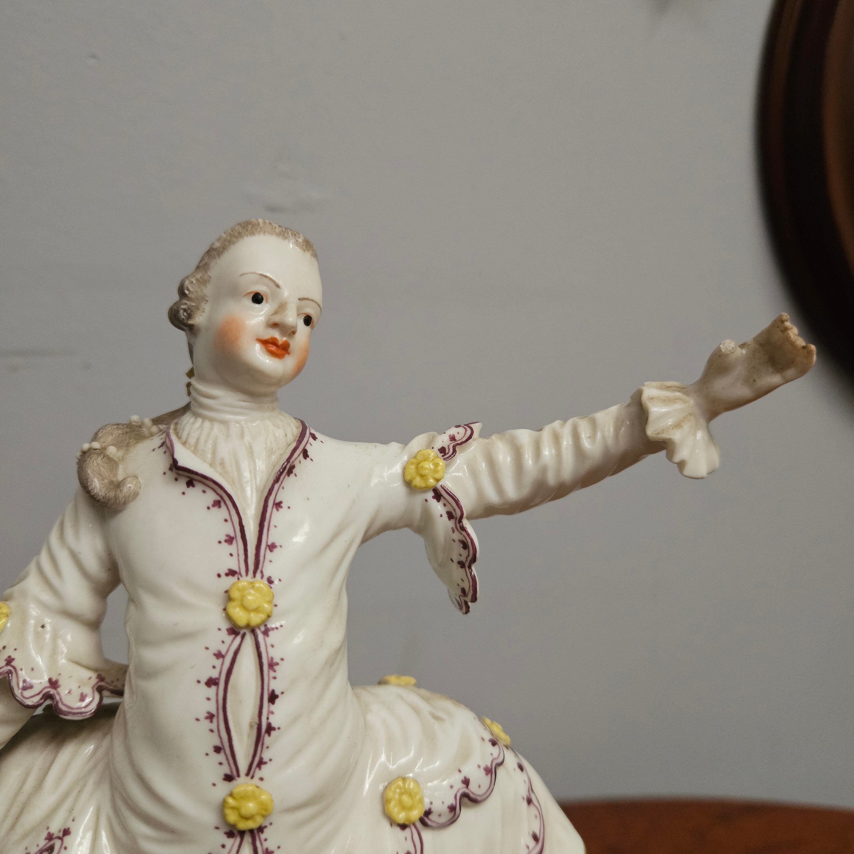 Rare Nymphenburg Antique Rococo-Style Figure