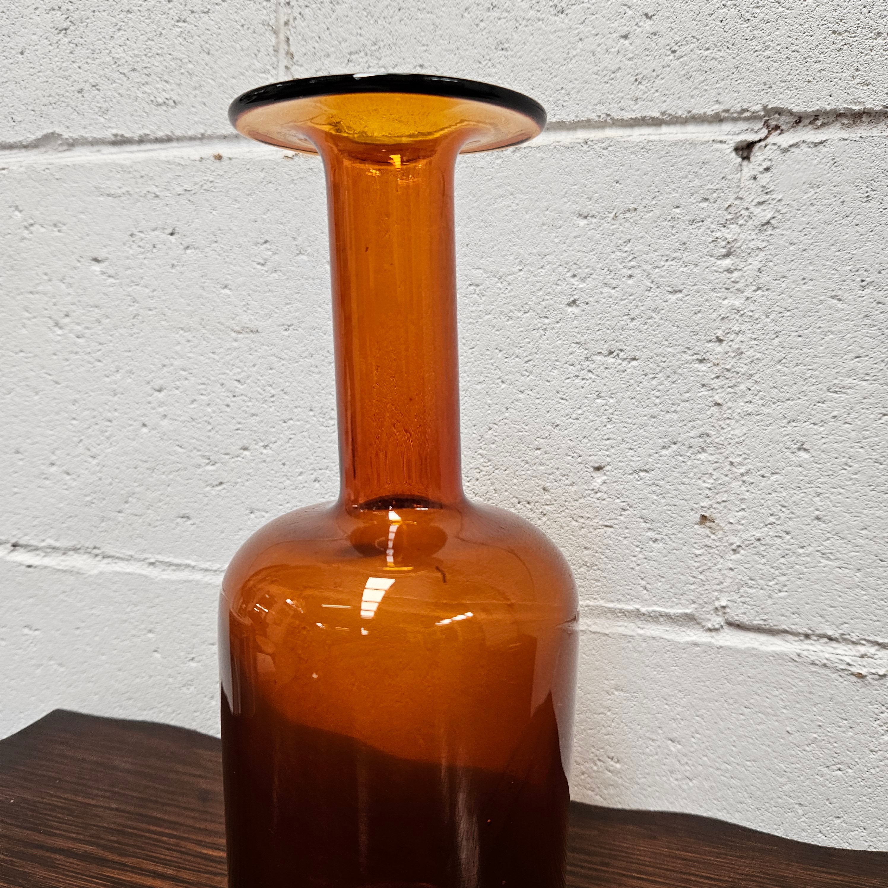 Holmegaard Kastrup Otto Brauer Glass Bottle | Antique & Vintage | Moonee Ponds Antiques | Australia Wide Delivery