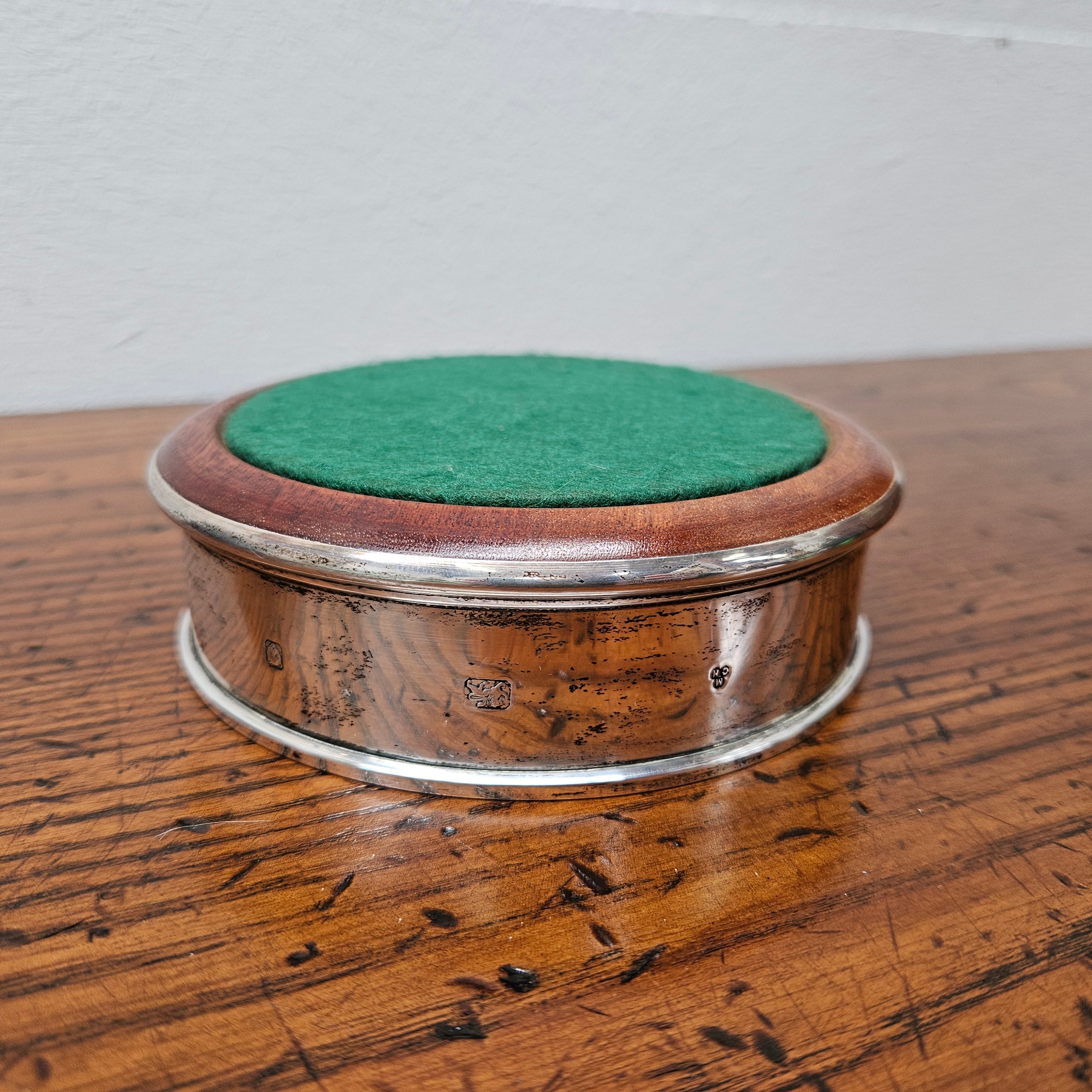 Vintage Hallmarked London Wine Coaster | Antique & Vintage | Moonee Ponds Antiques | Australia Wide Delivery