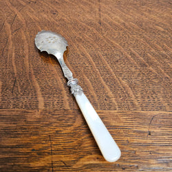 Antique Mother of Pearl & EPNS Silver Serving Spoon | Antique & Vintage | Moonee Ponds Antiques | Australia Wide Delivery