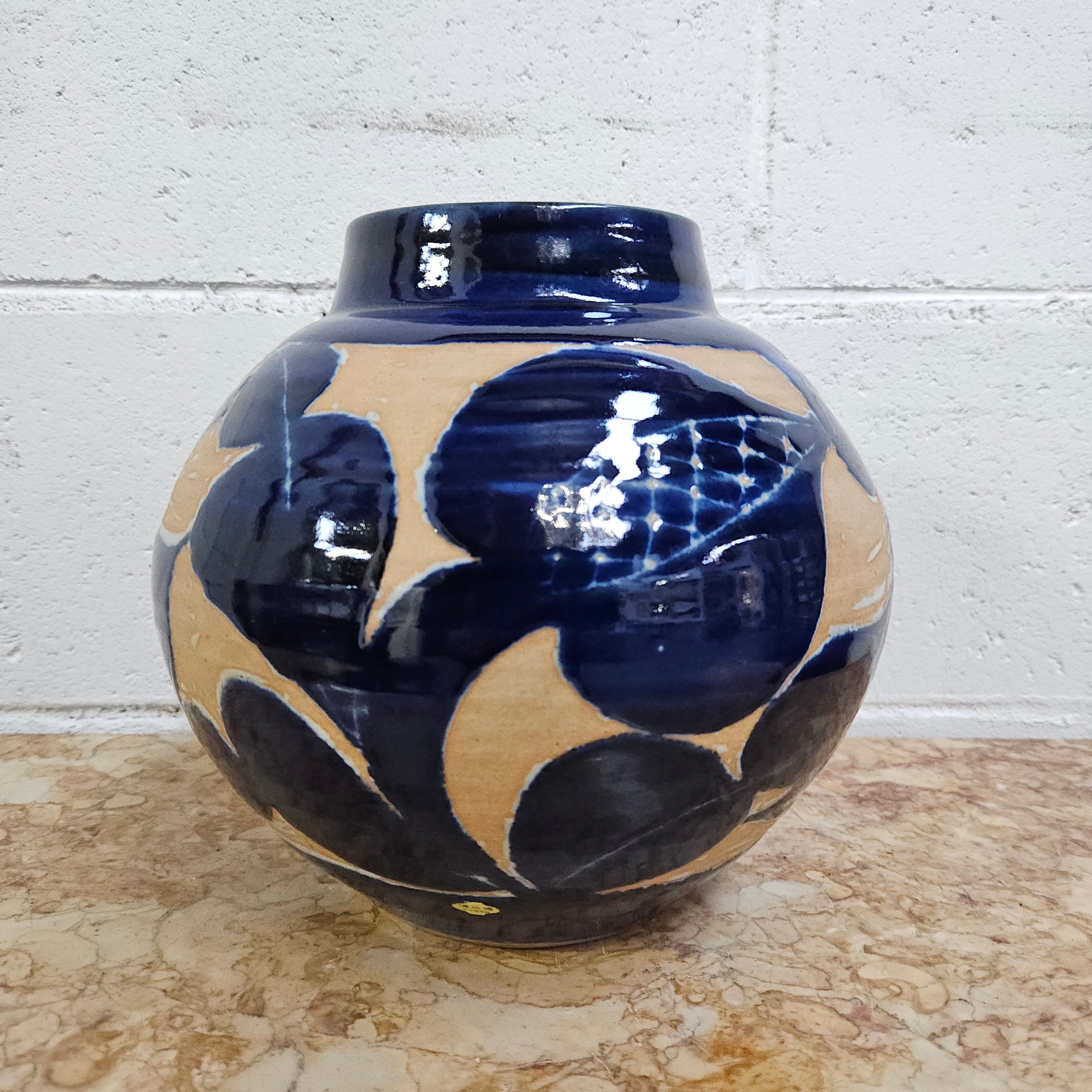 Impressive Vintage Kyoto Pottery Vase | Antique & Vintage | Moonee Ponds Antiques | Australia Wide Delivery